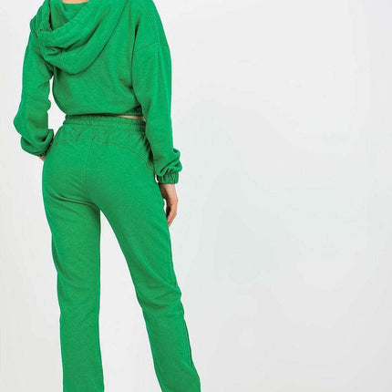 Trendy Hooded Sweatshirt and Trousers Lounge Set - Très Elite