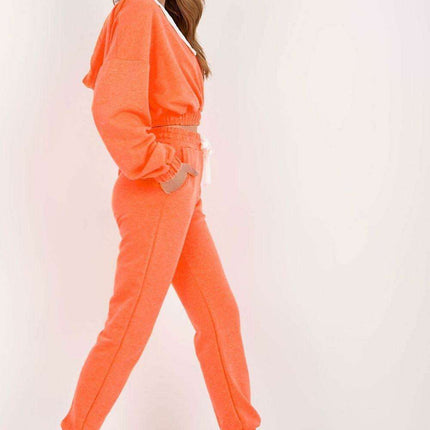 Trendy Hooded Sweatshirt and Trousers Lounge Set - Très Elite