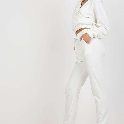 Trendy Hooded Sweatshirt and Trousers Lounge Set - Très Elite