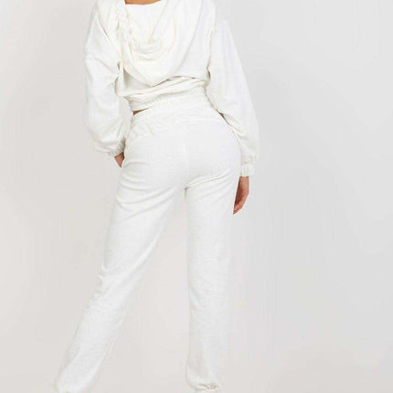 Trendy Hooded Sweatshirt and Trousers Lounge Set - Très Elite