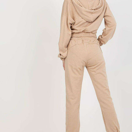 Trendy Hooded Sweatshirt and Trousers Lounge Set - Très Elite