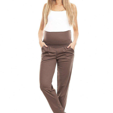 Trendy Maternity Leggings with Innovative Peekaboo Waist for Expecting Moms - Très Elite