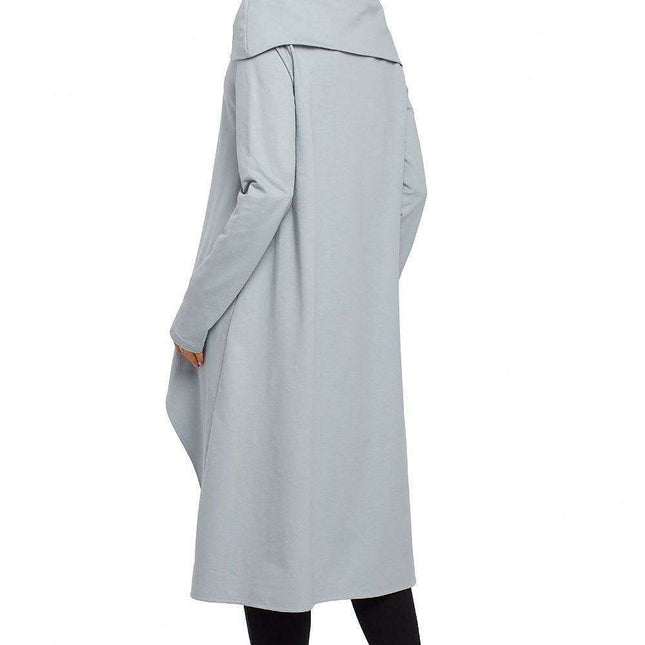 Trendy Oversized Collar Off-the-Shoulder Tunic for Effortless Chic Style - Très Elite