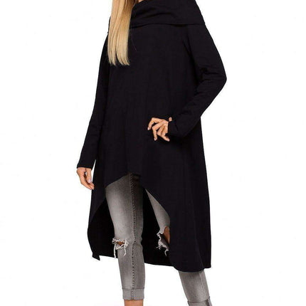 Trendy Oversized Collar Off-the-Shoulder Tunic for Effortless Chic Style - Très Elite