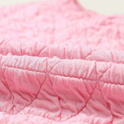 Trendy Pink Quilted Lounge Set - Elevate Your Comfort and Style - Très Elite