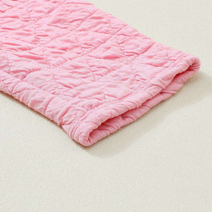 Trendy Pink Quilted Lounge Set - Elevate Your Comfort and Style - Très Elite