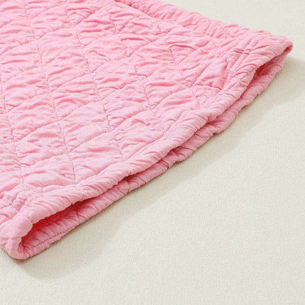 Trendy Pink Quilted Lounge Set - Elevate Your Comfort and Style - Très Elite