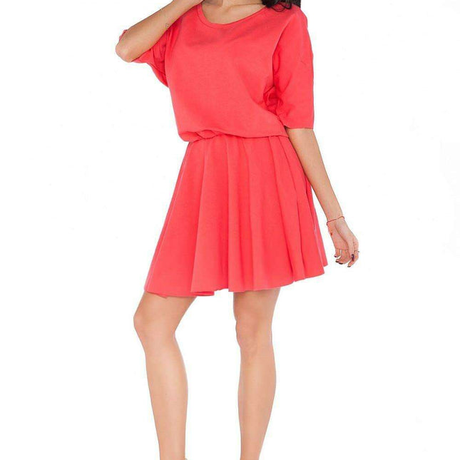 Trendy Raw Edge Knit Casual Dress