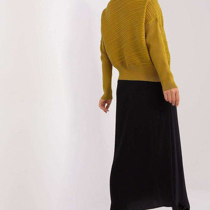 Trendy Textured Turtleneck Knit Sweater - Très Elite