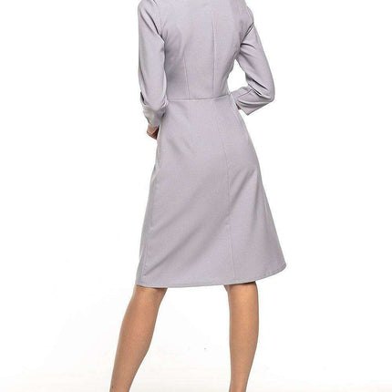 Trendy Trapezoidal Midi Dress Tessita - Modern Elegance & Effortless Chic - Très Elite