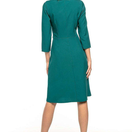 Trendy Trapezoidal Midi Dress Tessita - Modern Elegance & Effortless Chic - Très Elite