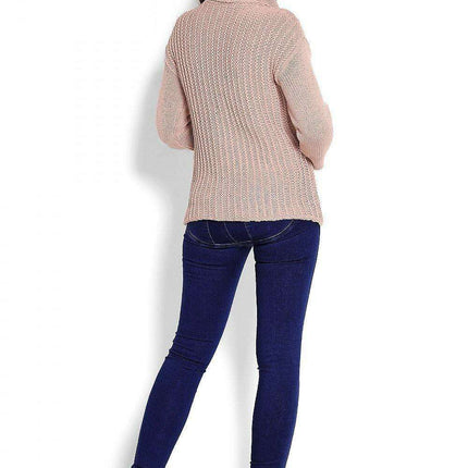 Trendy Turtleneck Peekaboo Knit Sweater - Très Elite