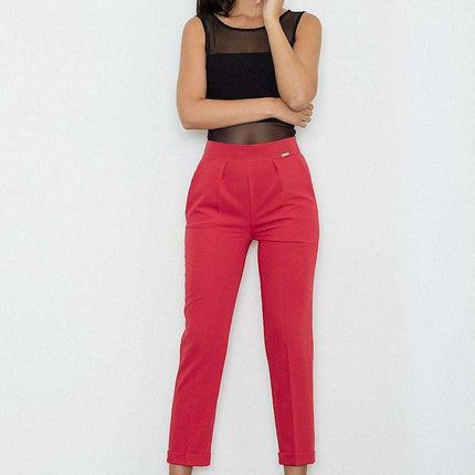 Trendy Women's Cropped Pants by Figl for Effortless Elegance - Très Elite