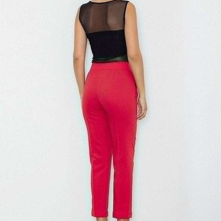 Trendy Women's Cropped Pants by Figl for Effortless Elegance - Très Elite
