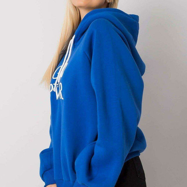 Trendy Women's Hooded Sweatshirt