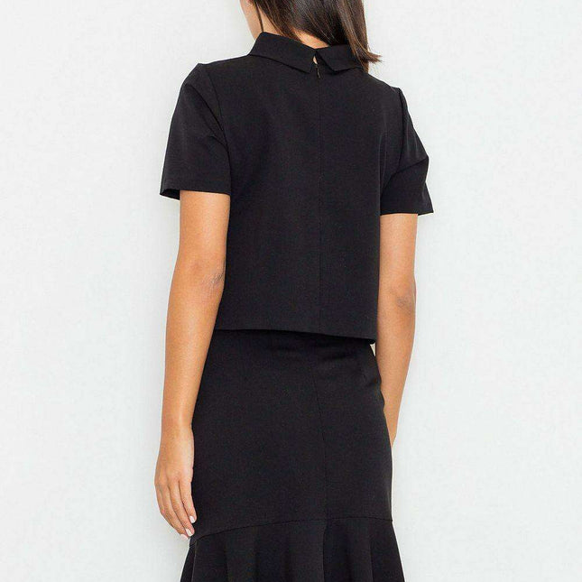 Trendy Zip Skirt with Decorative Frill Hem - Enhance Your Wardrobe