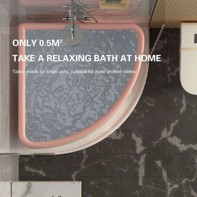 Triangular Oasis Portable Spa Tub for Ultimate Relaxation