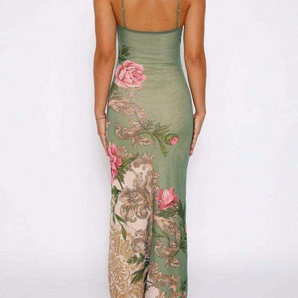 Tropical Blossom Slim Fit Travel Dress - Très Elite