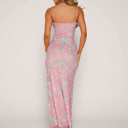 Tropical Blossom Slim Fit Travel Dress - Très Elite