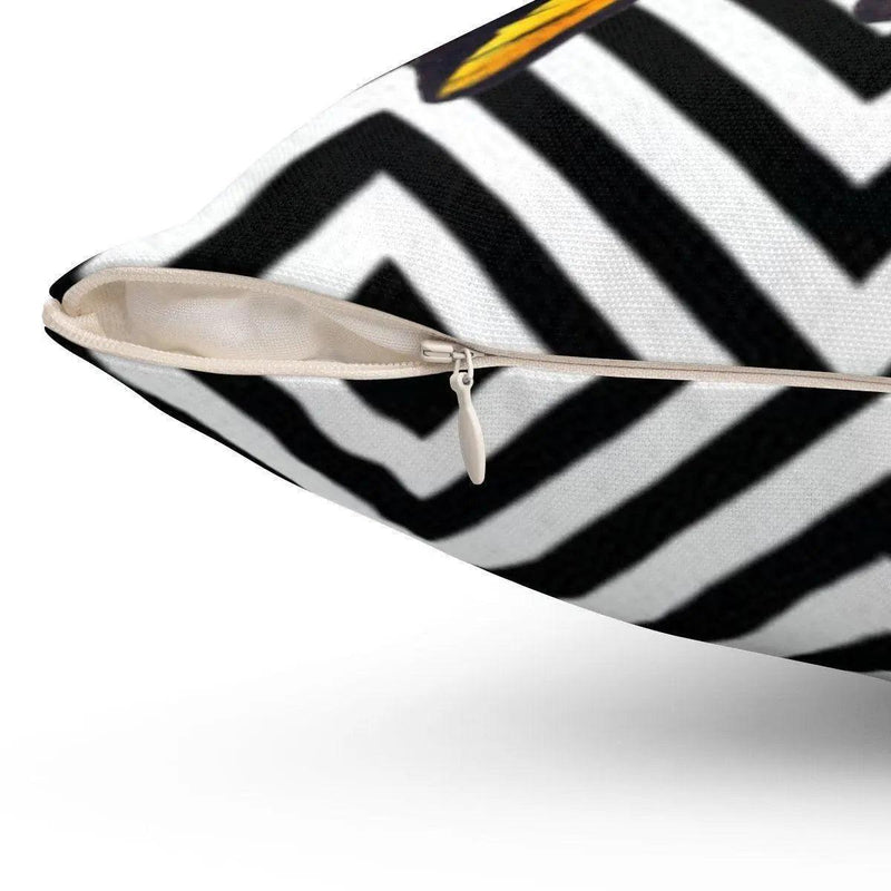 Tropical Butterfly Reversible Pillow Cover for Summer Elegance - Très Elite