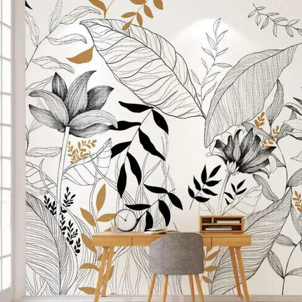 Tropical Dreamscape Abstract Wallpaper Mural - Très Elite