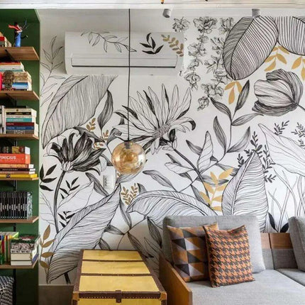 Tropical Dreamscape Abstract Wallpaper Mural - Très Elite