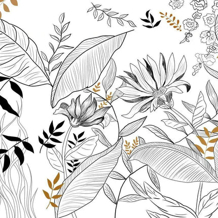 Tropical Dreamscape Abstract Wallpaper Mural - Très Elite
