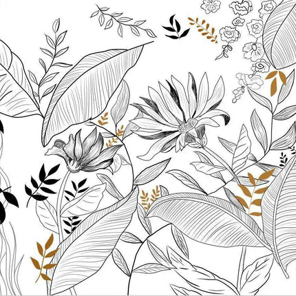 Tropical Dreamscape Abstract Wallpaper Mural - Très Elite