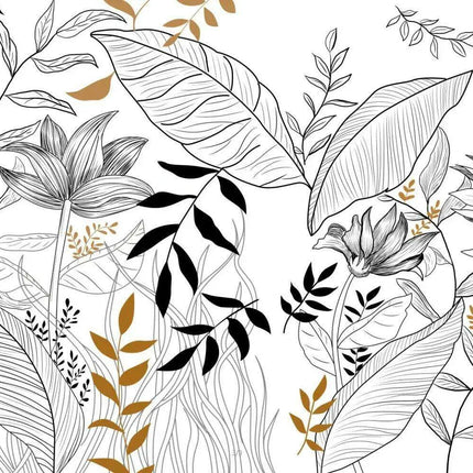 Tropical Dreamscape Abstract Wallpaper Mural - Très Elite