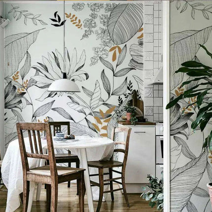 Tropical Dreamscape Abstract Wallpaper Mural - Très Elite