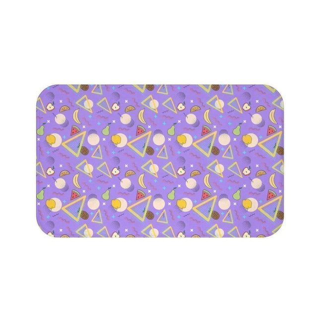 Tropical Paradise Plush Memory Foam Bath Mat - Summer Celebration Series