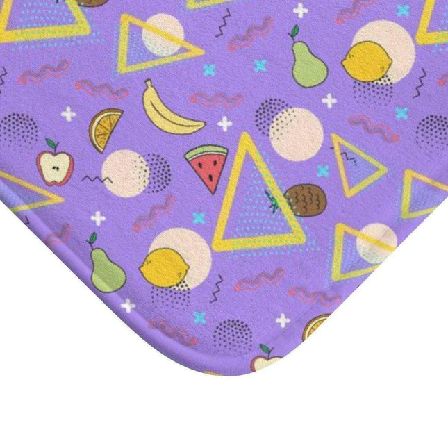 Tropical Paradise Plush Memory Foam Bath Mat - Summer Celebration Series