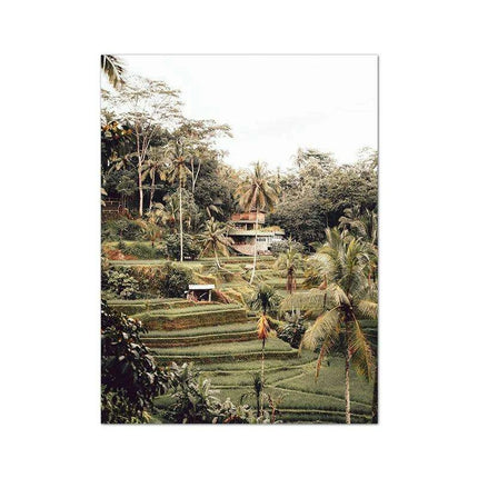 Tropical Waves Coastal Canvas Art Collection - Ocean Escape Series - Très Elite