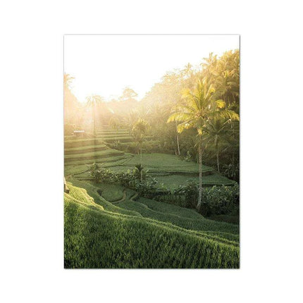 Tropical Waves Coastal Canvas Art Collection - Ocean Escape Series - Très Elite