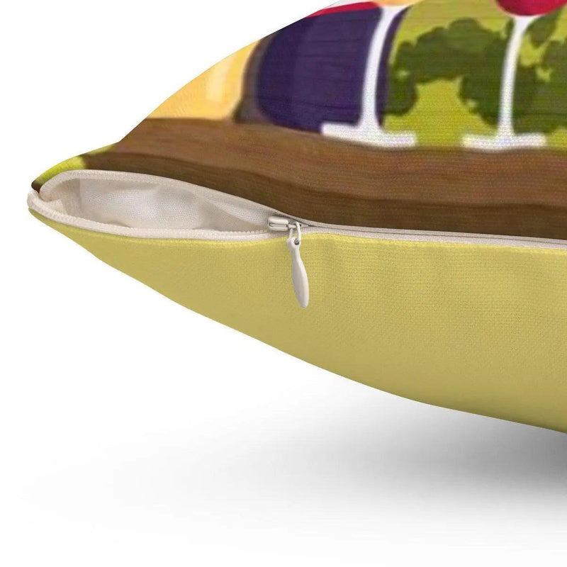 Tuscany Vineyard Artful Reversible Pillowcase with Dual Prints - Très Elite