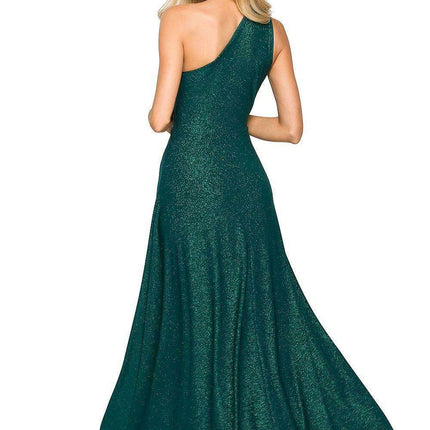 Twilight Elegance One-Shoulder Gown - Très Elite