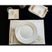 3D Embroidered Set - 12 Pieces, American Service & Cocktail Placemats - Made in Turkey