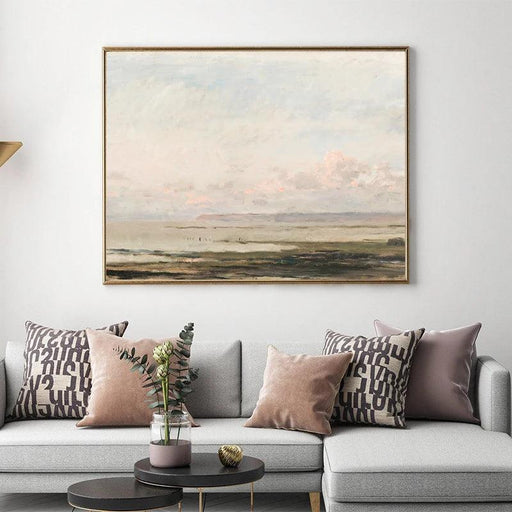 Tranquil Coastal Art Print - Vintage Nautical Wall Art