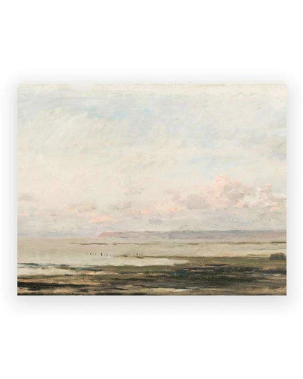 Coastal Calm Art Print - Tranquil Beachscape Canvas