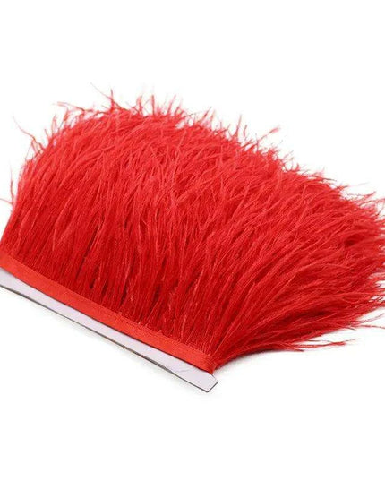 Luxe Ostrich Feather Trim for Exquisite Crafting and Design
