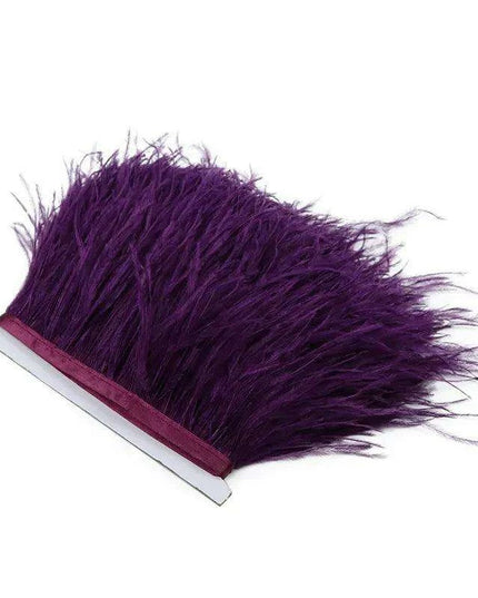 Luxe Ostrich Feather Trim for Exquisite Crafting and Design