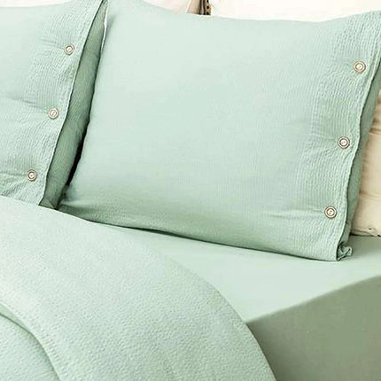 Luxurious Navy Blue Cotton Duvet Set - Nordic Design Excellence