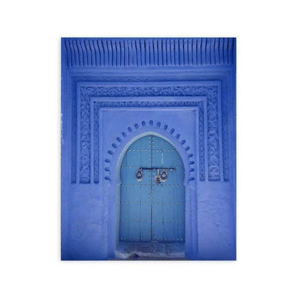 Moroccan Coastal Serenity Canvas Art - Enrich Your Space with Bohemian Charm