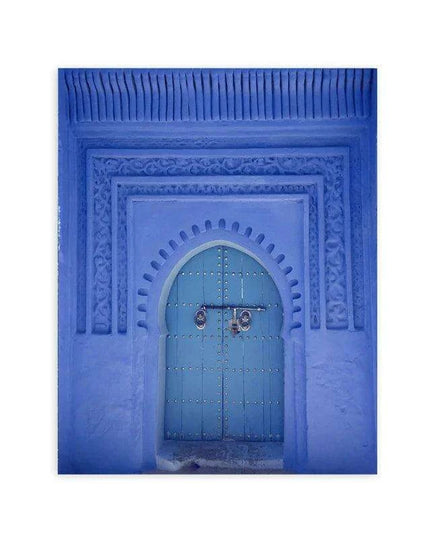 Moroccan Coastal Serenity Canvas Art - Enrich Your Space with Bohemian Charm