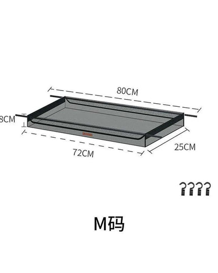 Compact Folding Aluminum Camping Cooking Rack and Organizer for Outdoor Fun