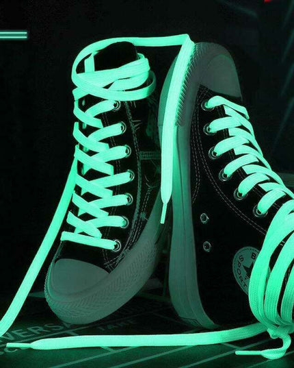 Radiant Nighttime Shoelaces - Shine Bright with Vibrant Glow
