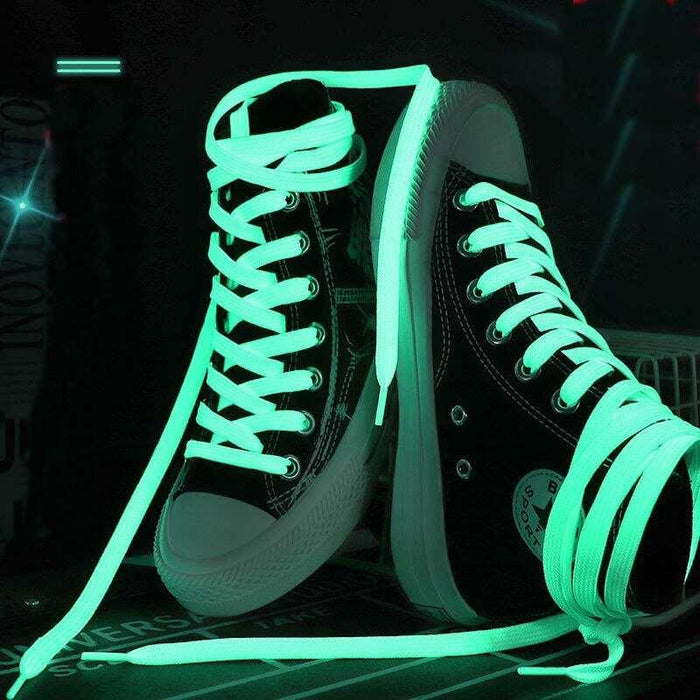 Illuminate Your Kicks with Radiant Glow Laces - 2-Pack