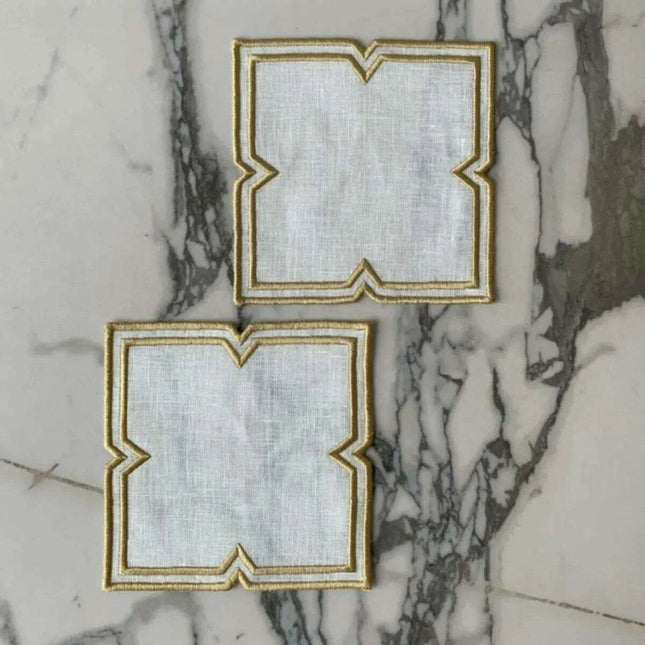 Exquisite Handcrafted Embroidered Table Decor Set with Placemats and Coasters