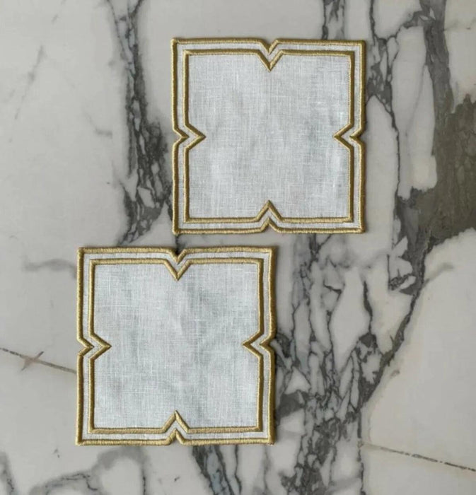 Exquisite Handcrafted Embroidered Table Decor Set with Placemats and Coasters