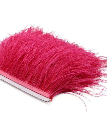 Luxe Ostrich Feather Trim for Exquisite Crafting and Design
